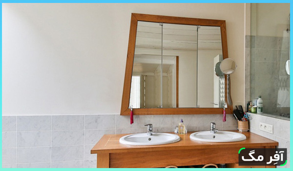 قیمت انواع مدلهای آینه دستشویی